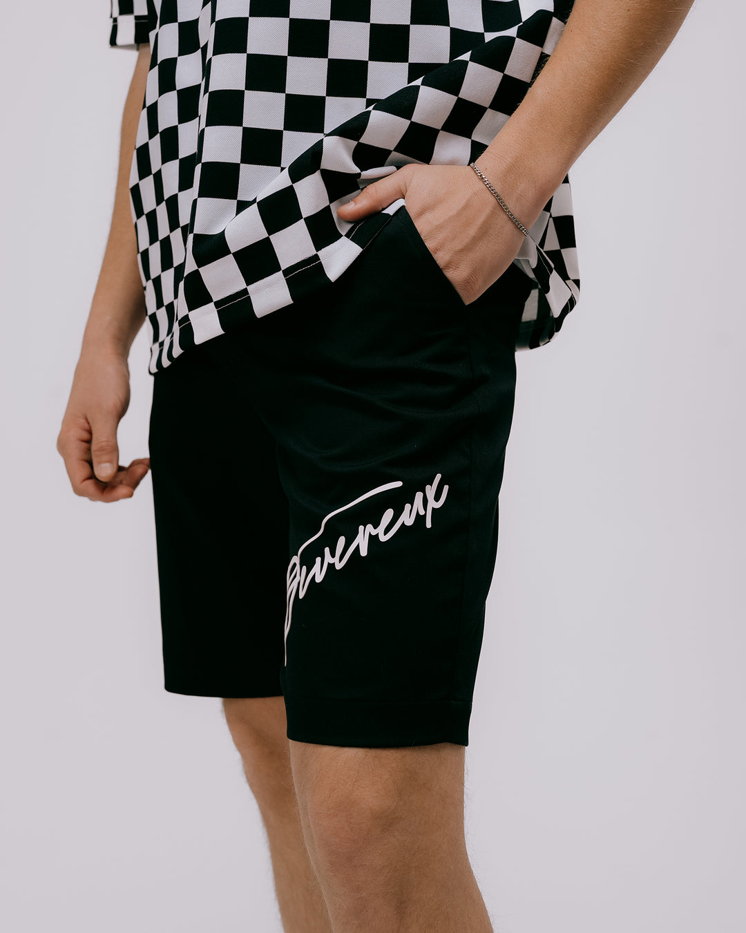 DVG LOGO HALF PANTS 075762404-BLACK