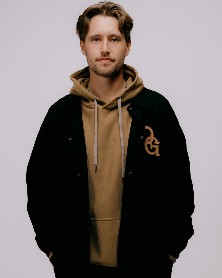 DVG HOODIE PULL OVER 075762004-WALNUT
