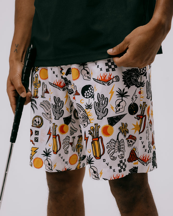 DVG OUT OF BOUNDS PT HALF PANTS 075762409-WHITE