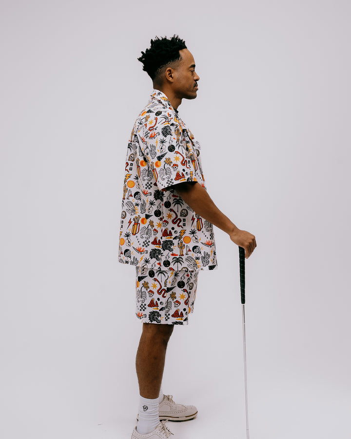 DVG OUT OF BOUNDS PT HALF PANTS 075762409-WHITE