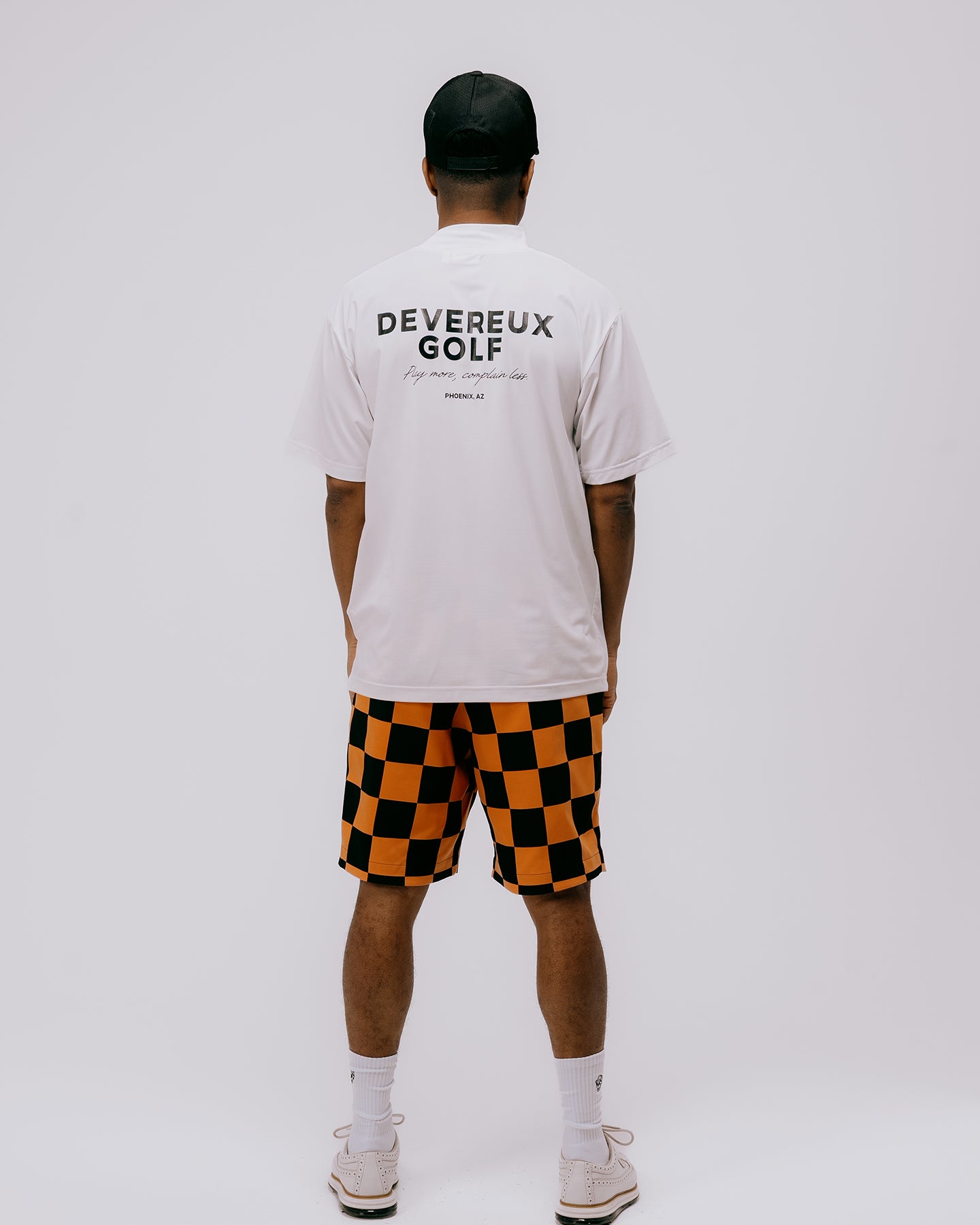 DVG CHECK MATE HALF PANTS 075762410-ORANGE – DEVEREUX JAPAN