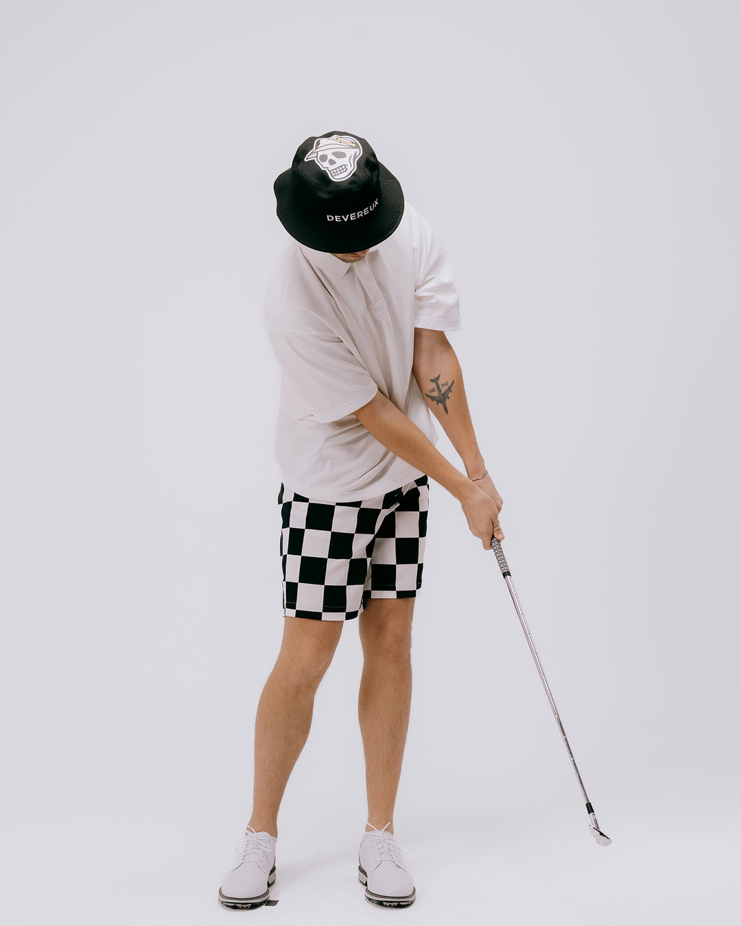 DVG CHECK MATE HALF PANTS 075762410-BLACK