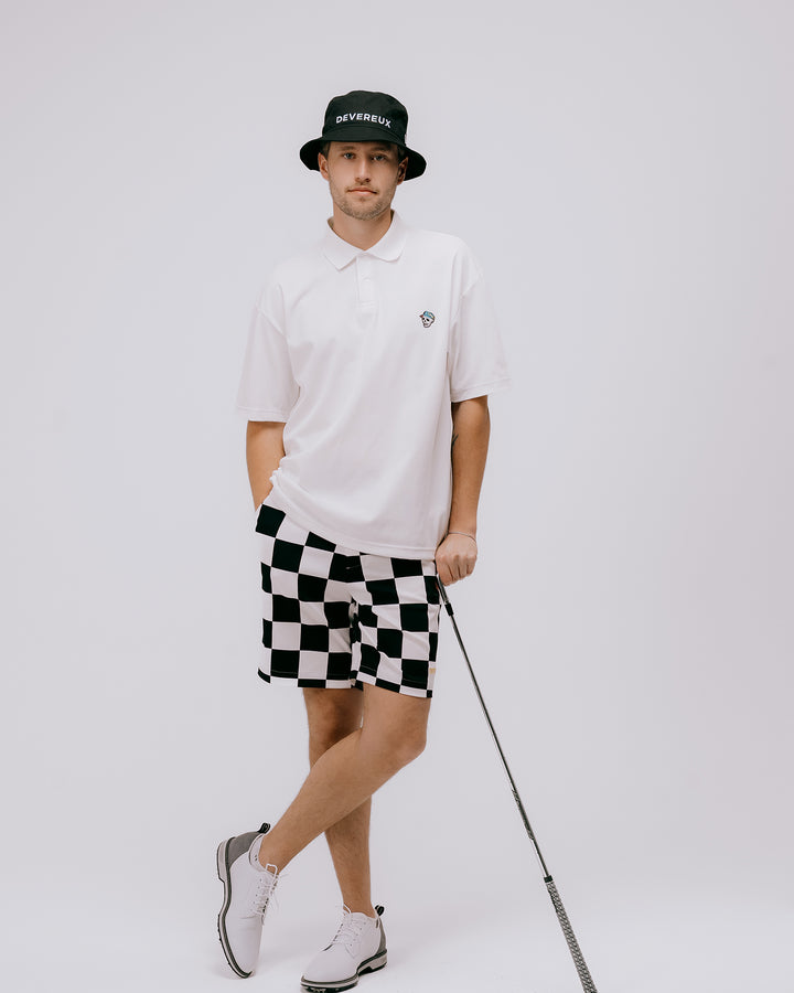 DVG CREW STANDARD POLO 075762001-WHITE