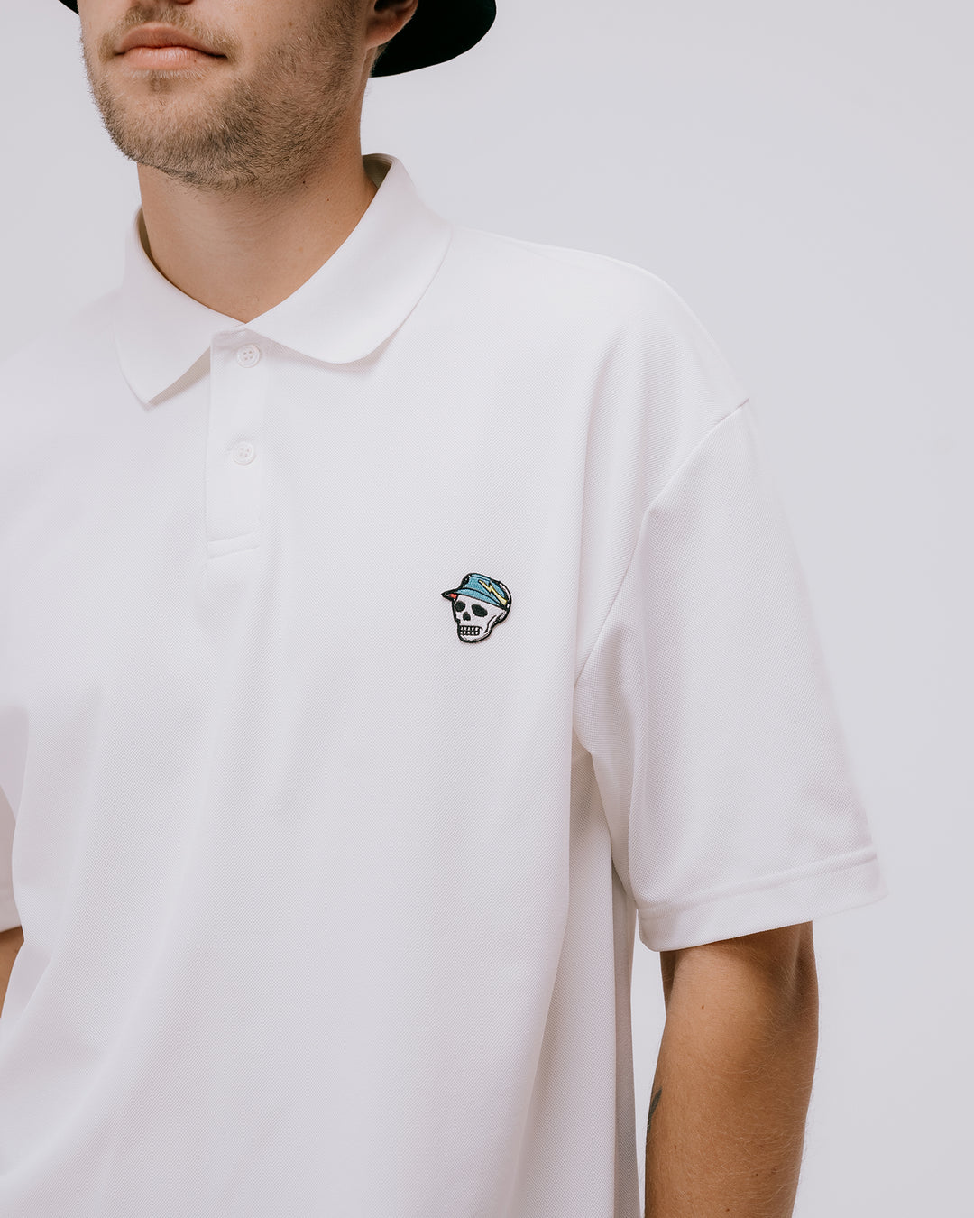 DVG CREW STANDARD POLO 075762001-WHITE