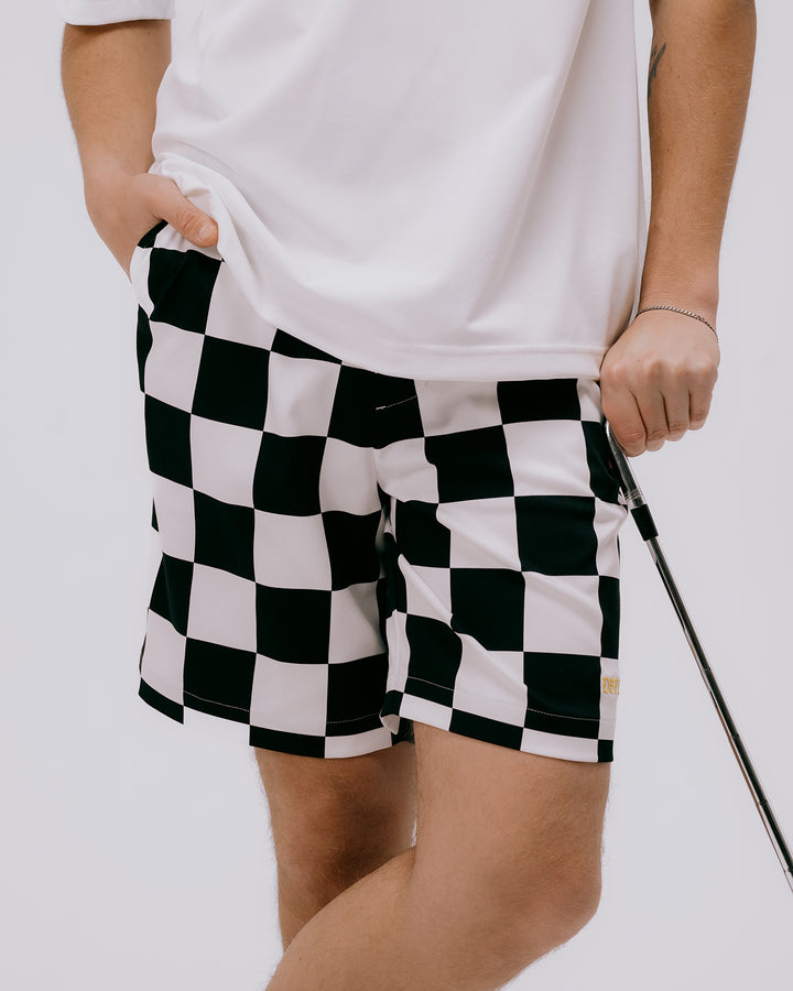 DVG CHECK MATE HALF PANTS 075762410-BLACK
