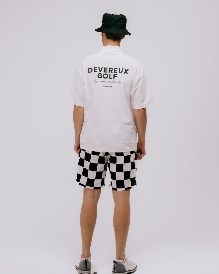 DVG CREW STANDARD POLO 075762001-WHITE