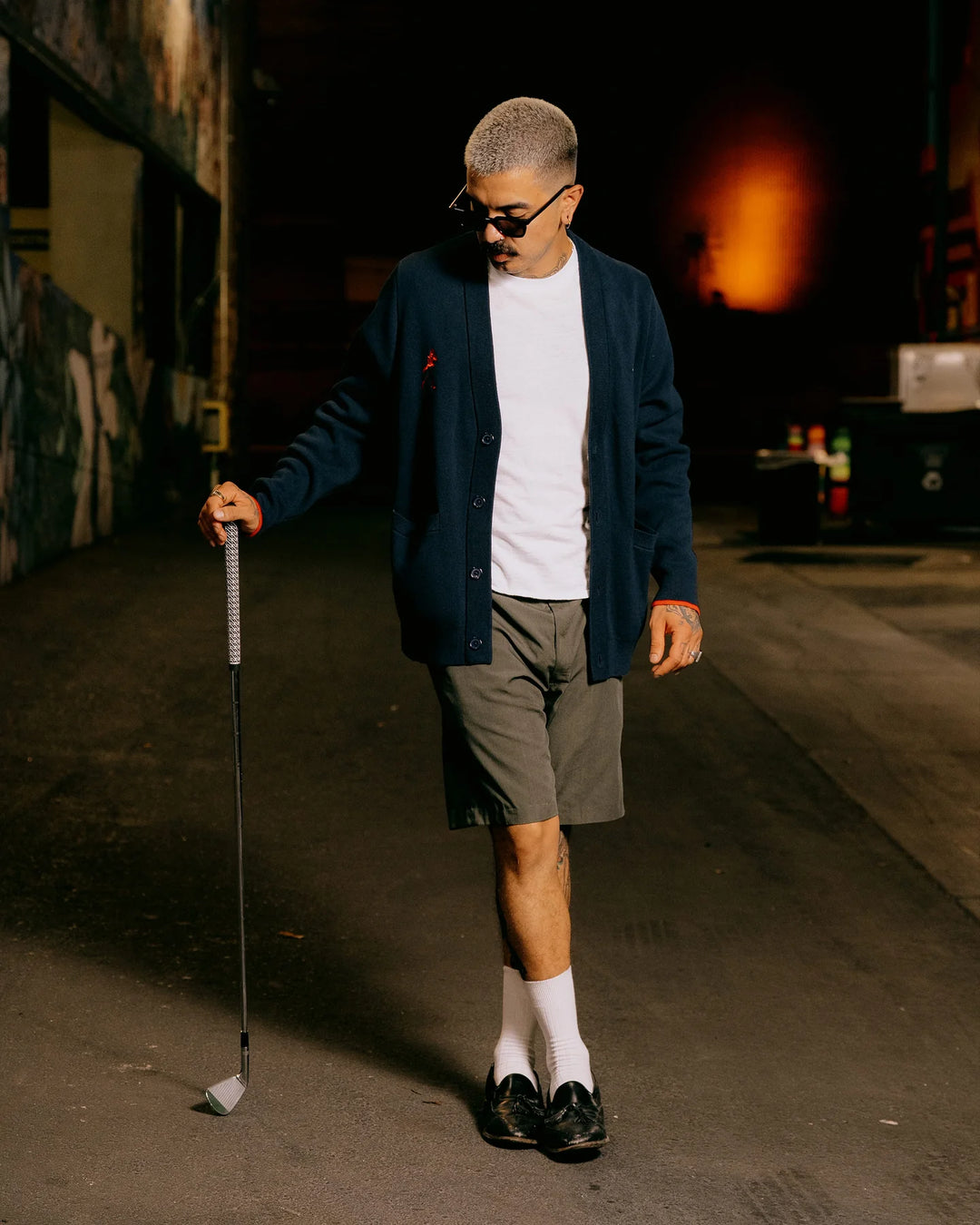 Johnnie Walker Cardigan 075354701-NAVY