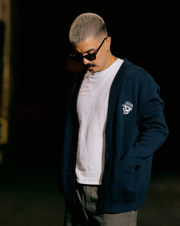 Johnnie Walker Cardigan 075354701-NAVY