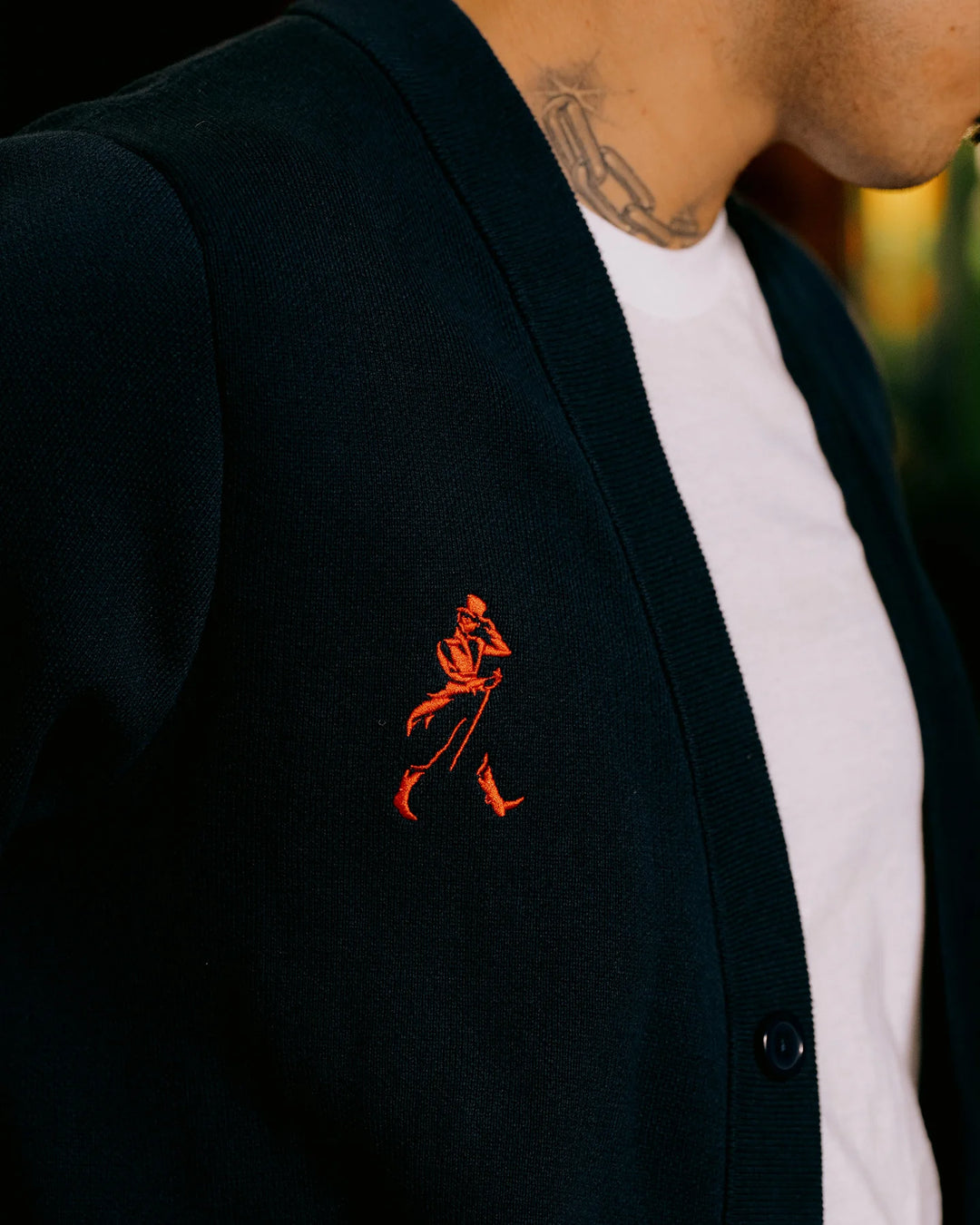 Johnnie Walker Cardigan 075354701-NAVY