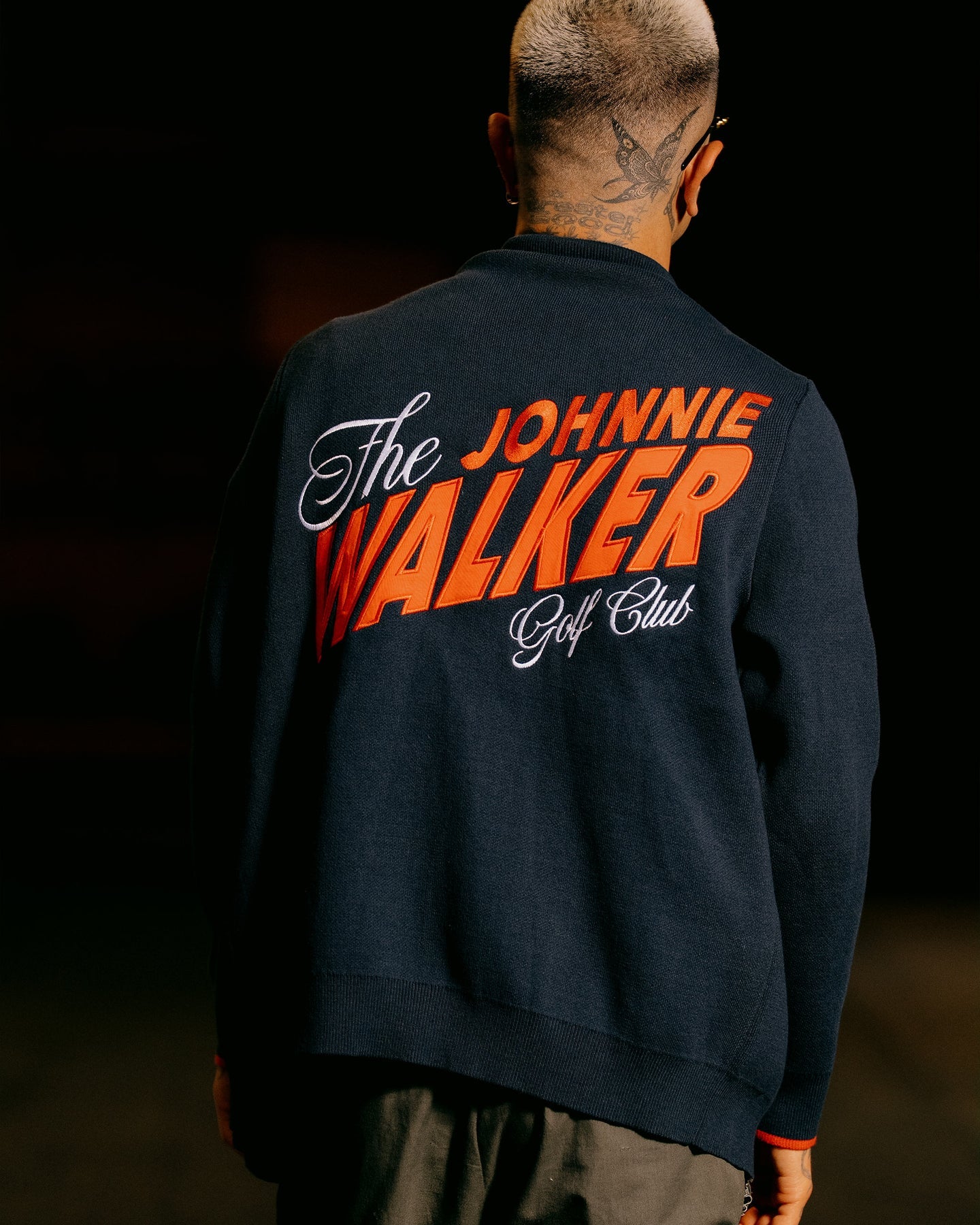 Johnnie Walker Cardigan 075354701-NAVY
