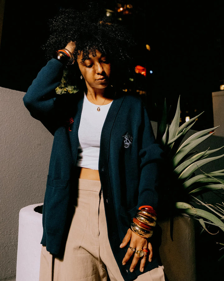 Johnnie Walker Cardigan 075354701-NAVY