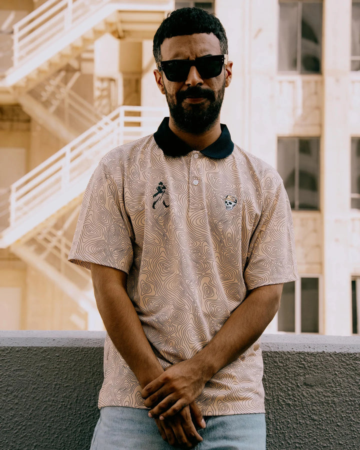 Skull Caddie Tour Truck Tee 075354004-BEIGE