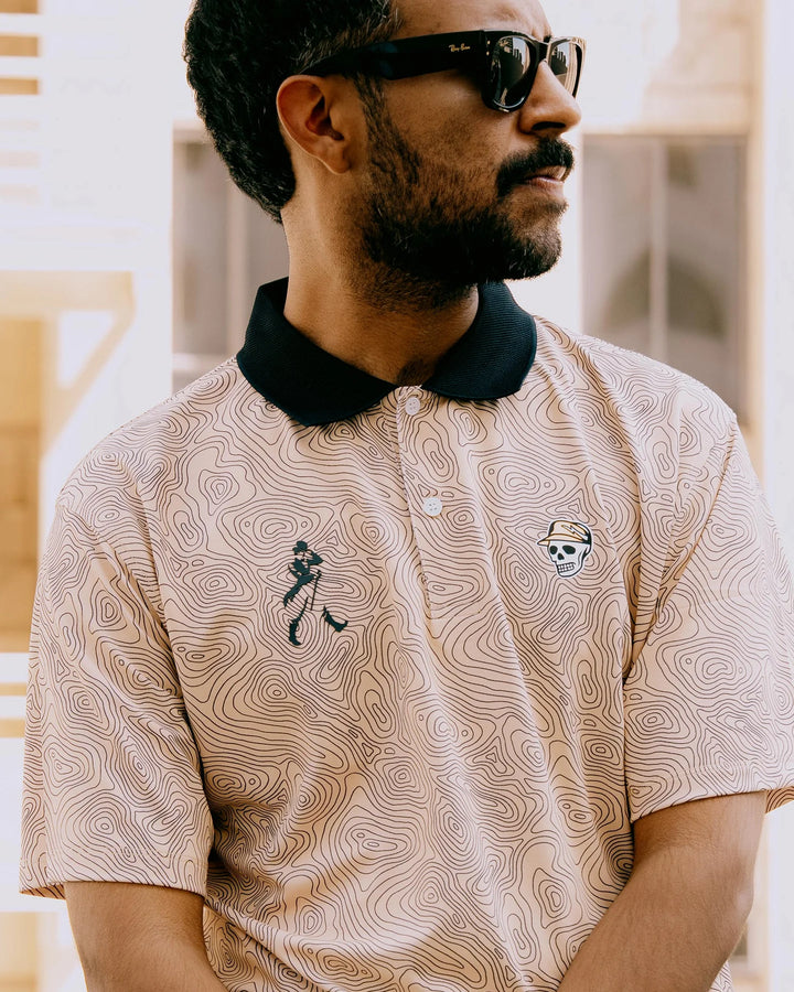 Skull Caddie Tour Truck Tee 075354004-BEIGE