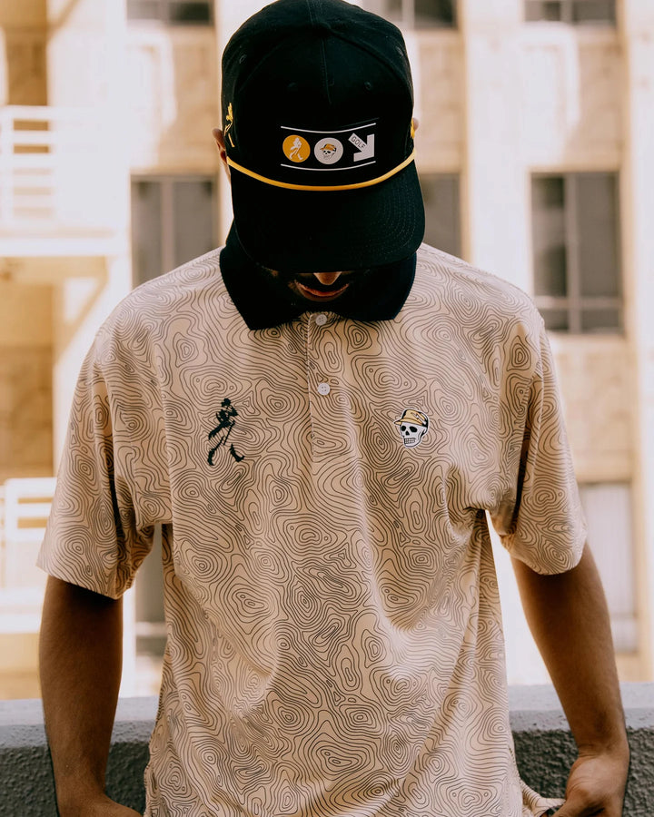 Skull Caddie Tour Truck Tee 075354004-BEIGE