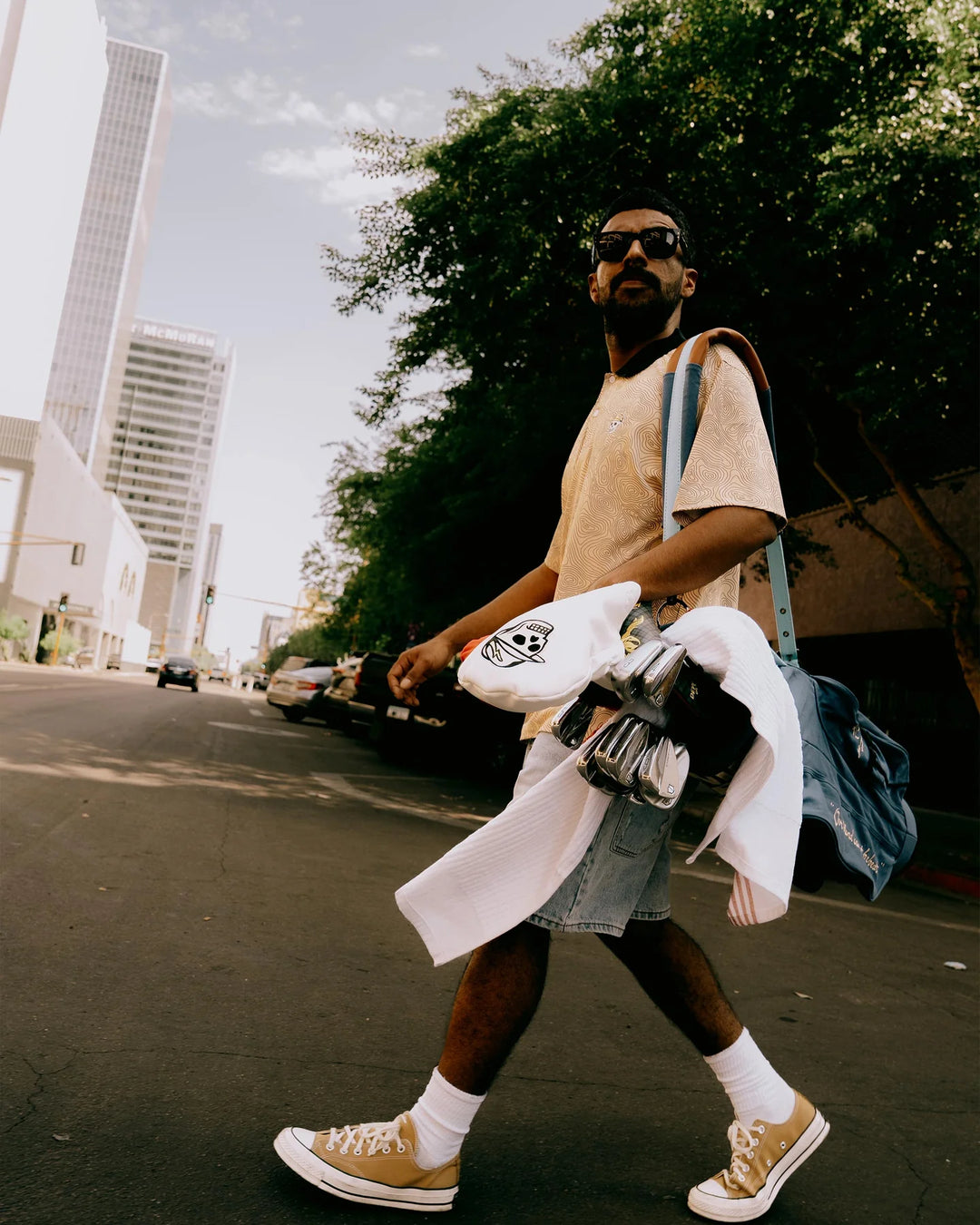 Skull Caddie Tour Truck Tee 075354004-BEIGE