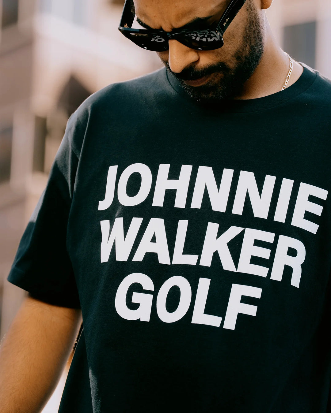 Johnnie Walker Skull Caddie Tee 075354005-NAVY