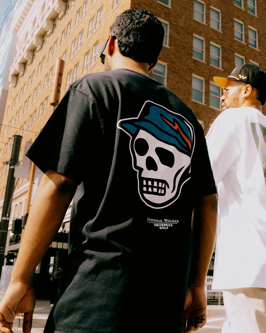 Johnnie Walker Skull Caddie Tee 075354005-NAVY