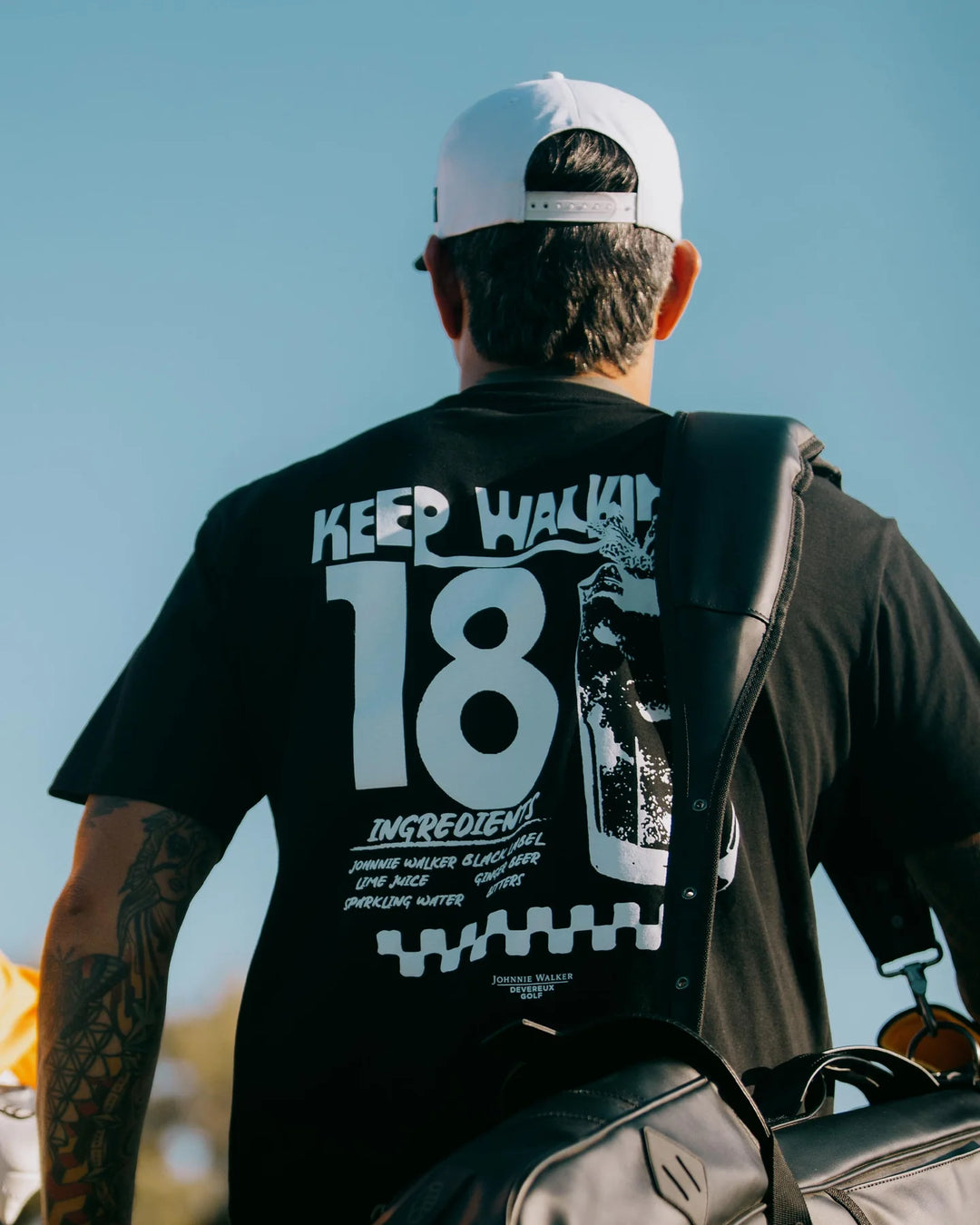 Keep Walking 18 Tee 763532003-BLACK