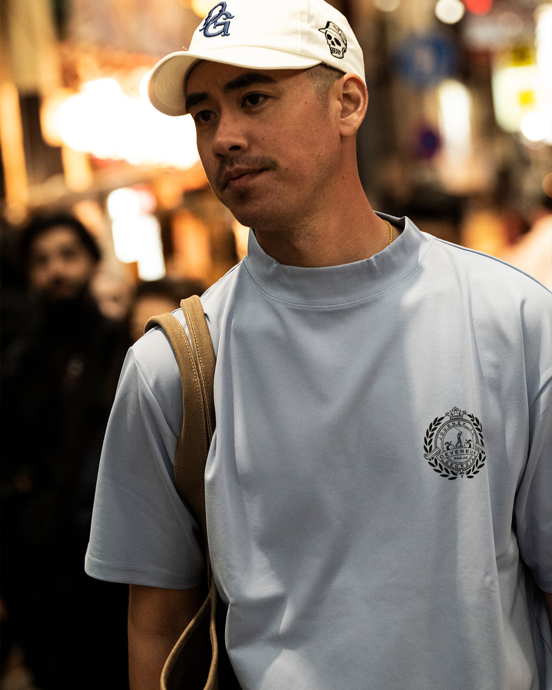 DVG Sol Defender MOCK NECK T 075762014-POWDER BLUE