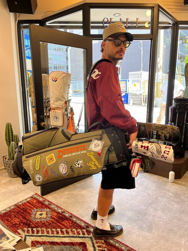 PIONEER TOWN Logo Assorted CADDIE BAG 075764811-OLIVE