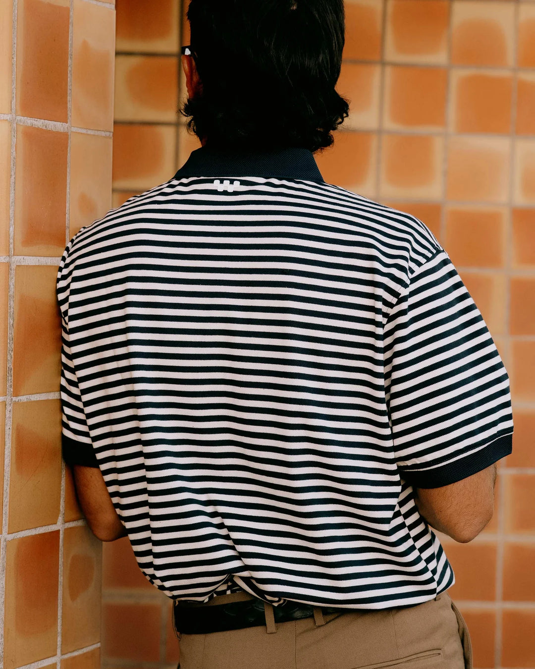 Camelback Polo 075362013-NAVY BONE STRIPE