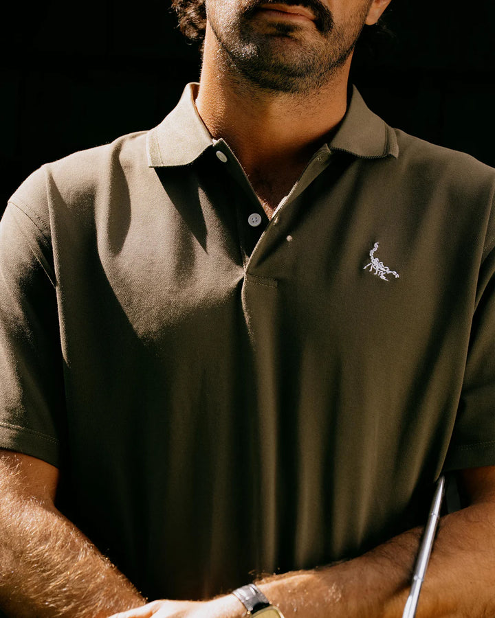 Scorpion Icon Polo 075362019-BROWN