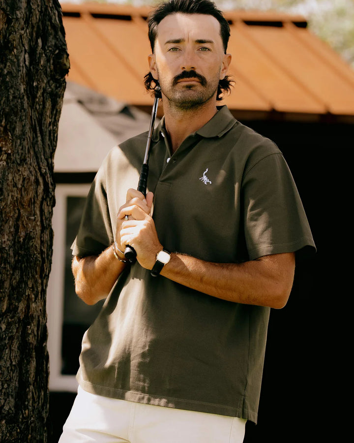 Scorpion Icon Polo 075362019-BROWN