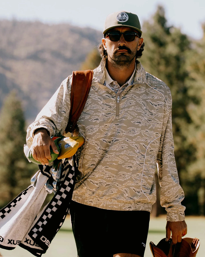 Pullover Piped QTR ZIP 075362102-CAMO