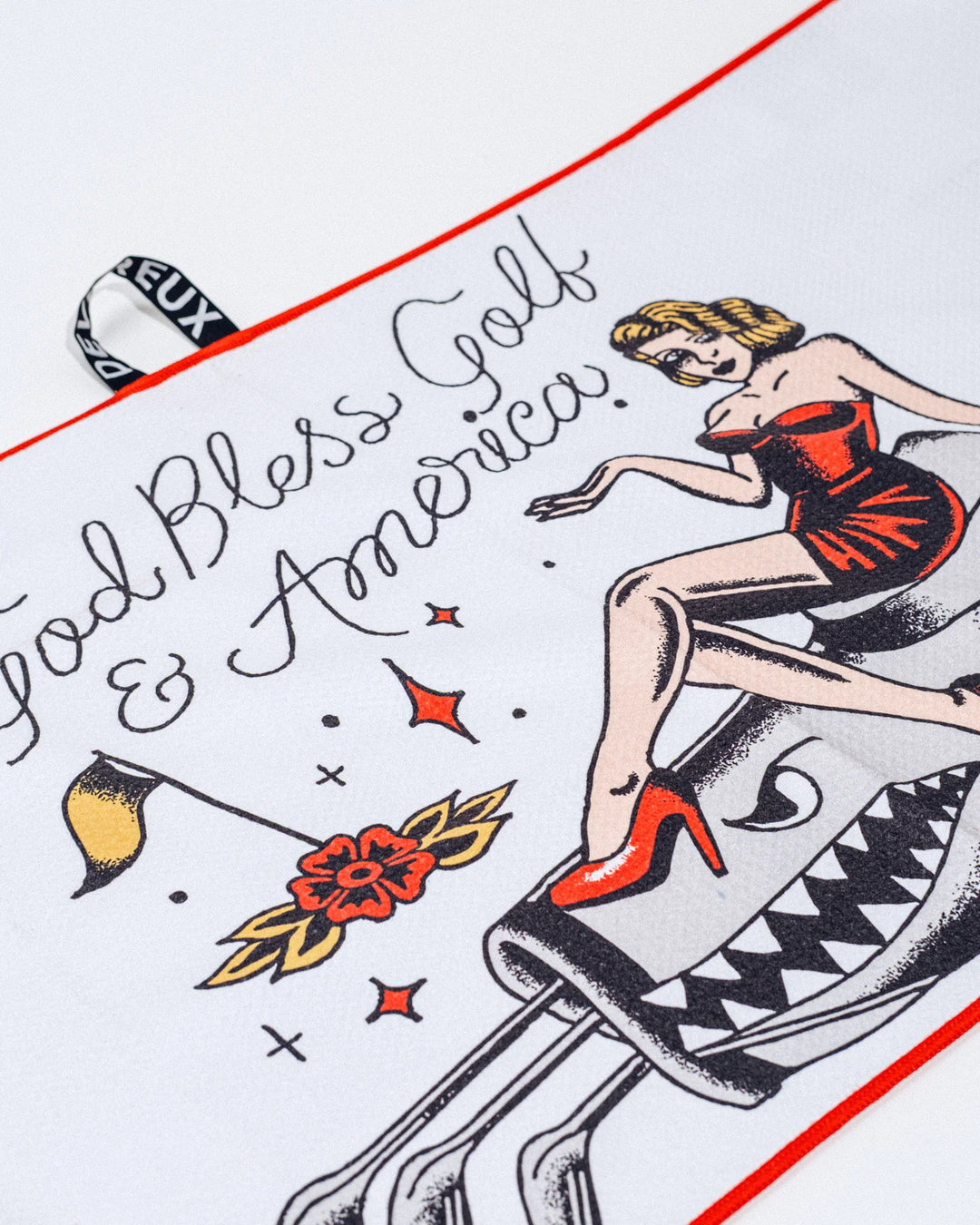 God Bless America Towel 075364814-WHITE