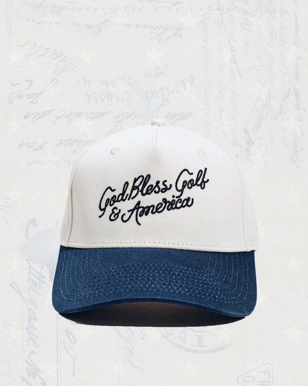 God Bless America Hat 075364813-WHITE