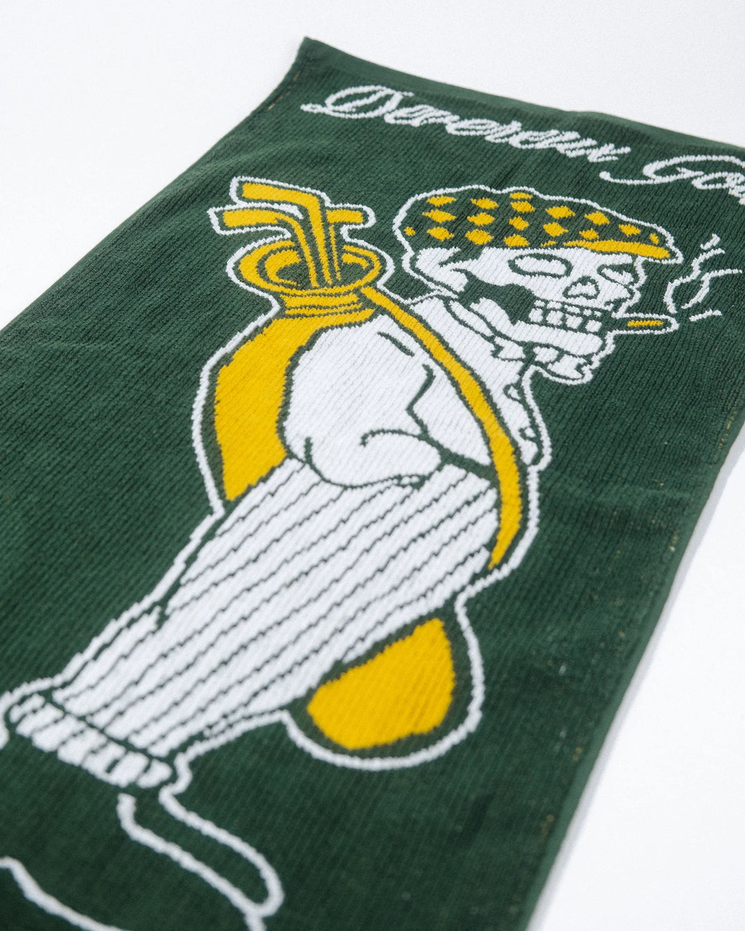 Smokin' Zaleas Knitted Golf Towel 075362854-White / Green
