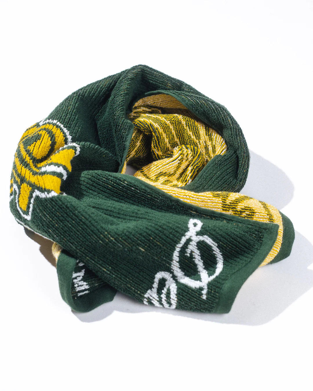 Smokin' Zaleas Knitted Golf Towel  075362854-White / Green