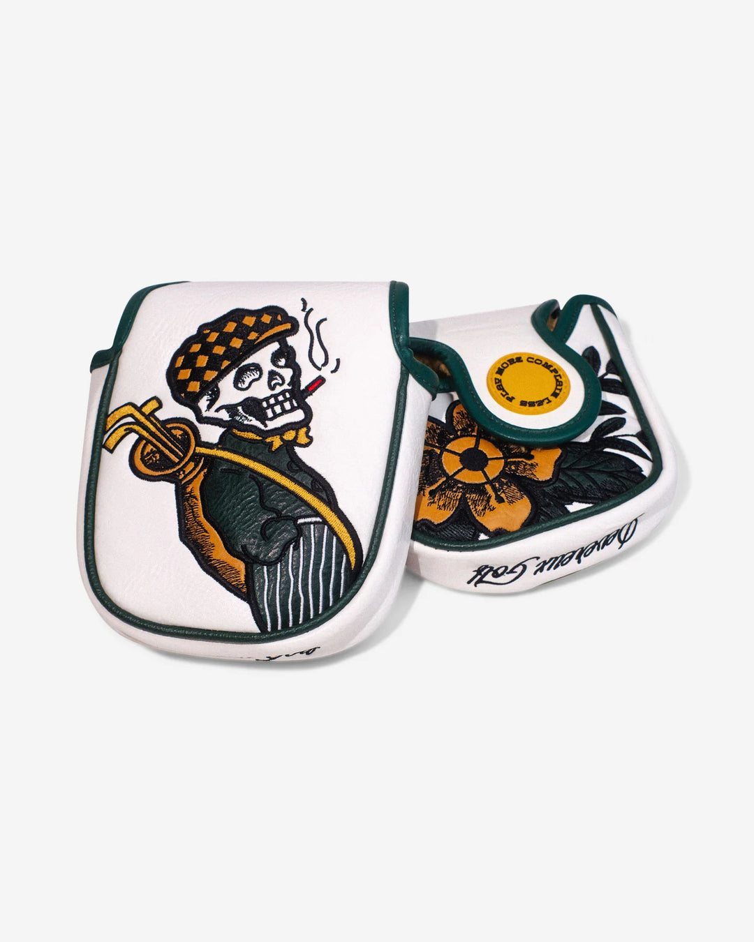 Smokin' Zaleas Mallet Putter Cover 075362857-WHITE