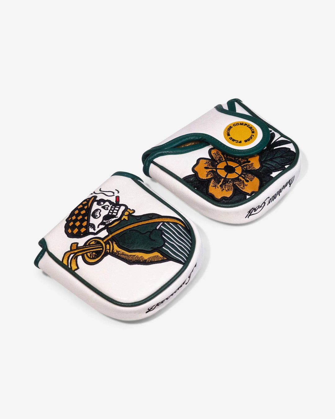 Smokin' Zaleas Mallet Putter Cover 075362857-WHITE – DEVEREUX