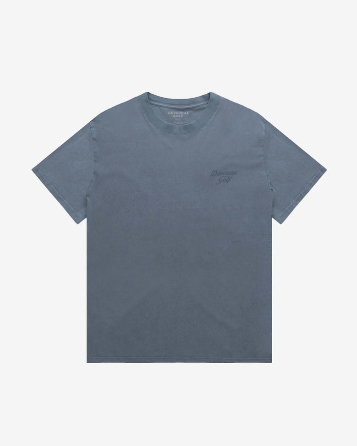 Faded Skull Caddie Tee 075364009-Faded Indigo