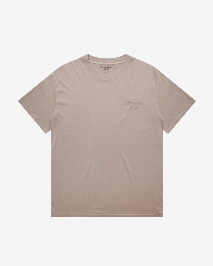 Faded Skull Caddie Tee 075364009-Faded Mushroom