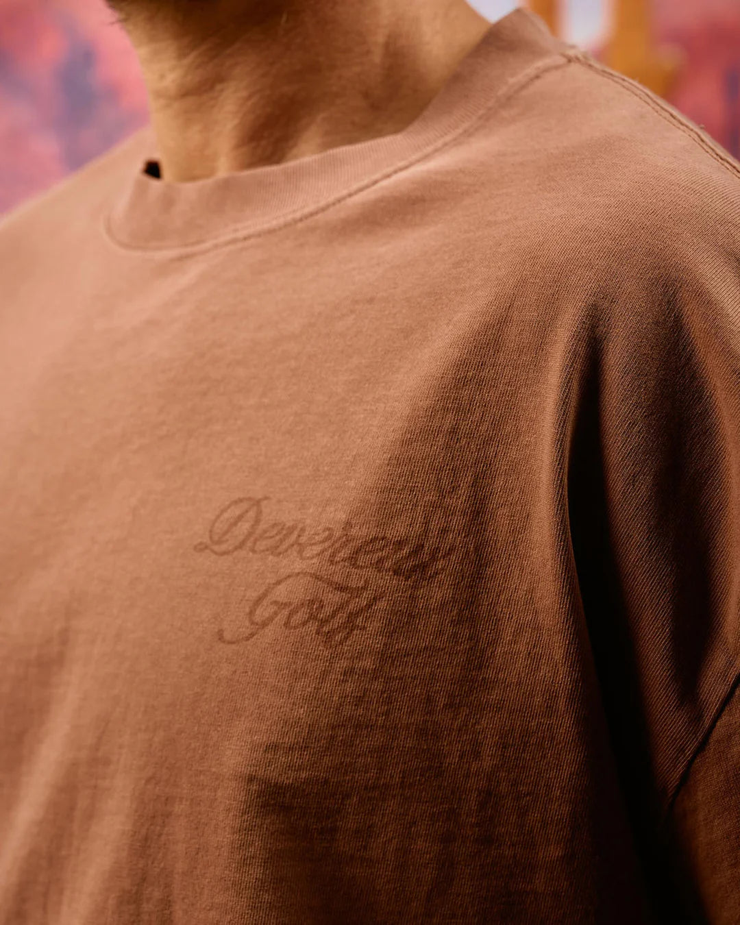 Faded Skull Caddie Tee 075364009-Faded Salmon