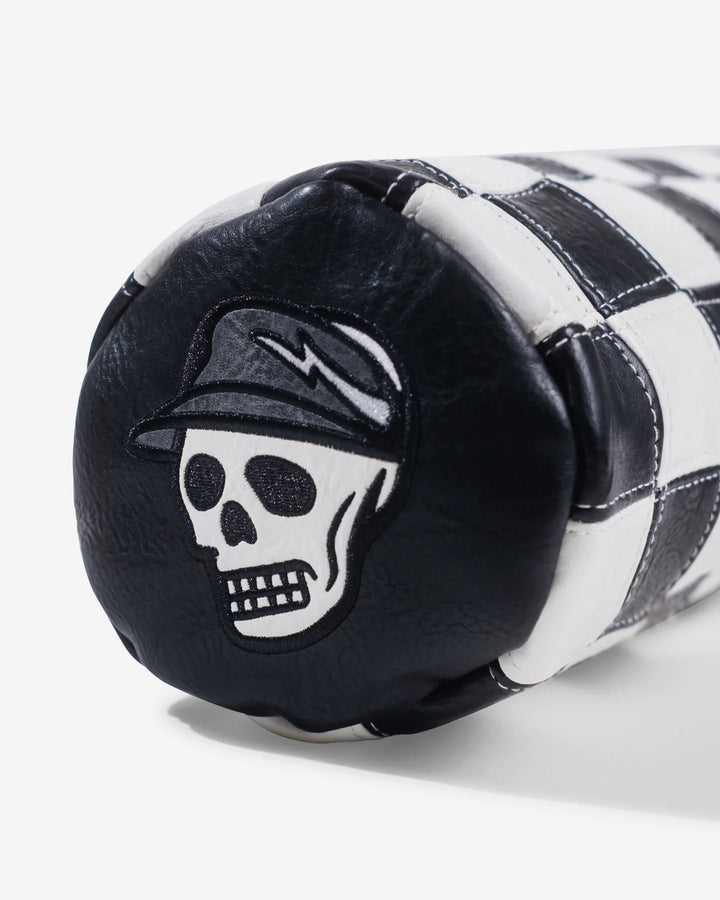 Checkered Barrel Driver Cover 075362851-BLACK / WHITE