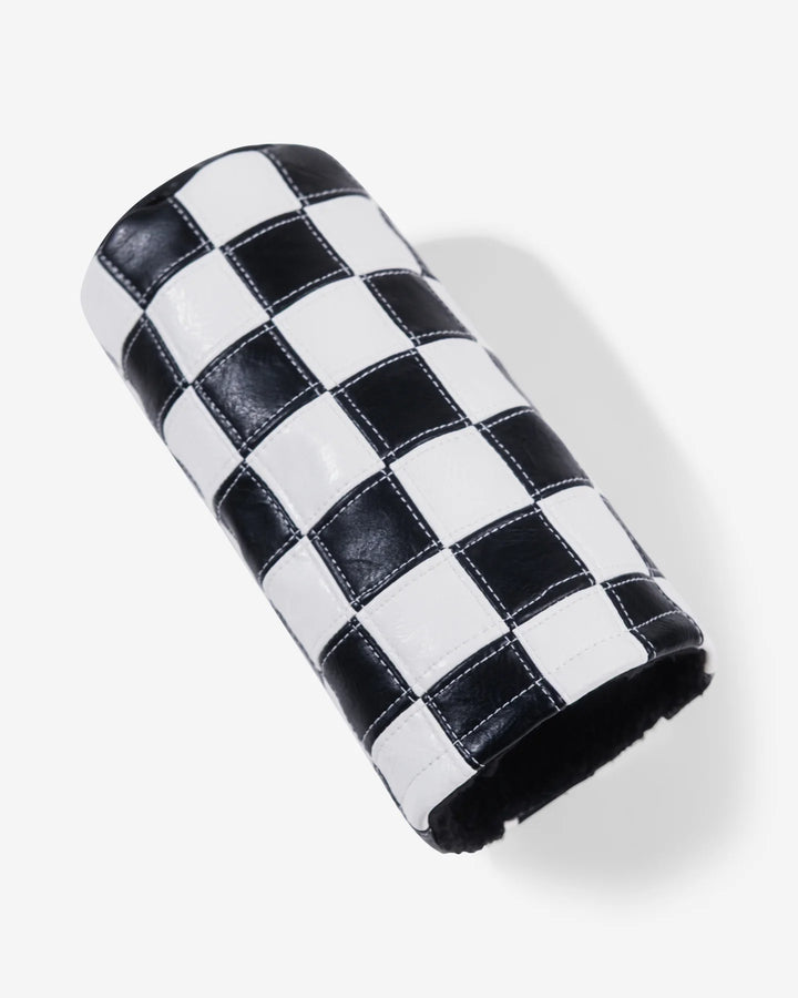 Checkered Barrel Driver Cover 075362851-BLACK / WHITE