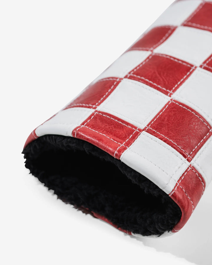 Checkered Fairway Barrel Cover 075362850-RED