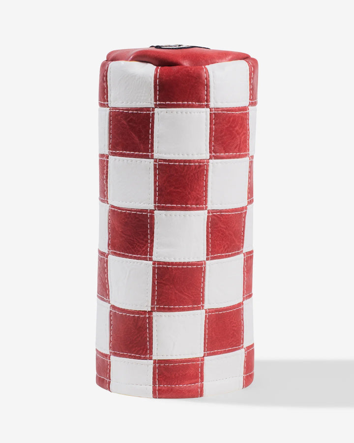 Checkered Fairway Barrel Cover 075362850-RED