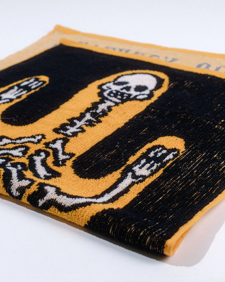 Knitted Cactus Voodoo Towel  075362871-BLACK