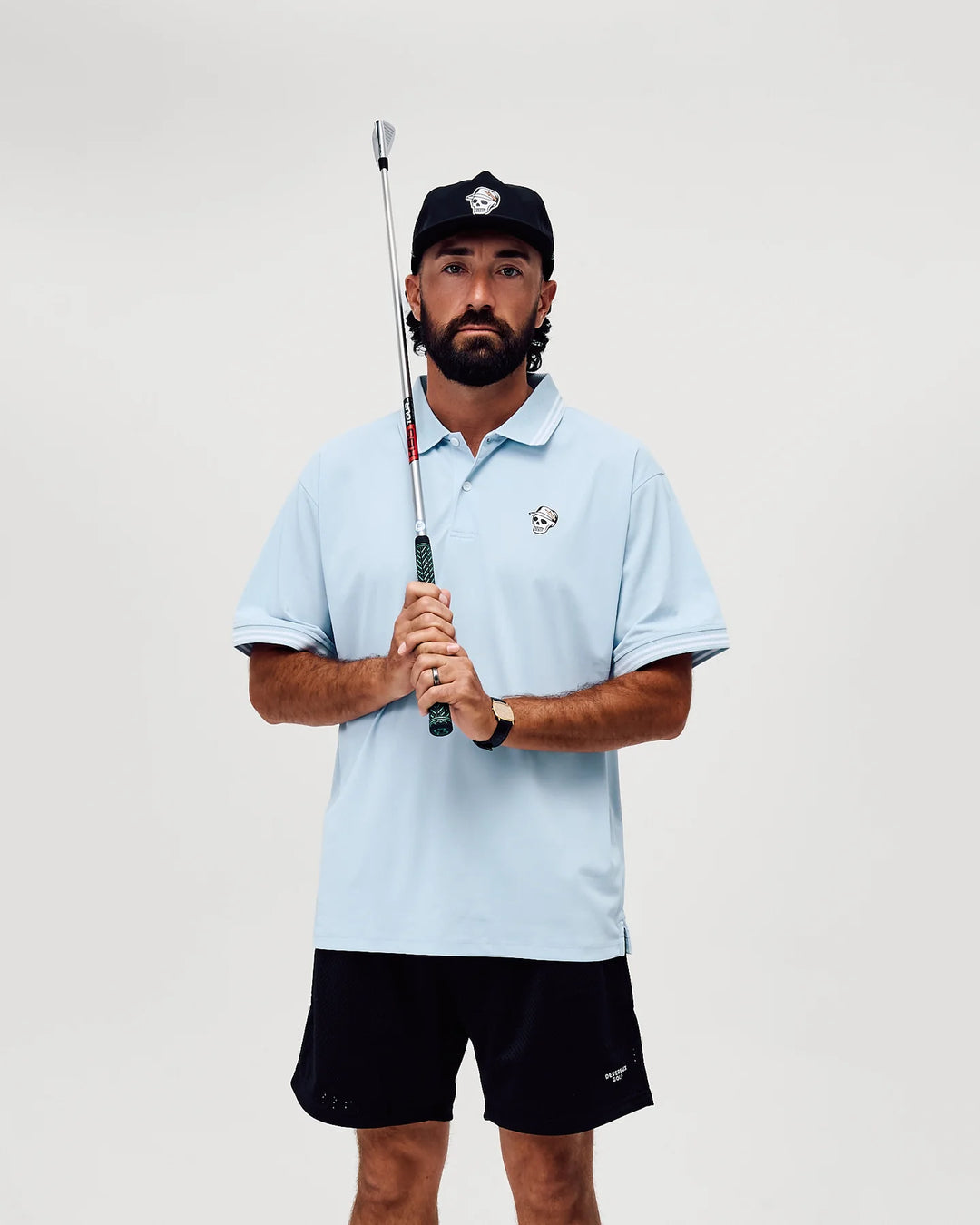 Skull Caddy Tips Polo 075362038-Marine Layer Blue