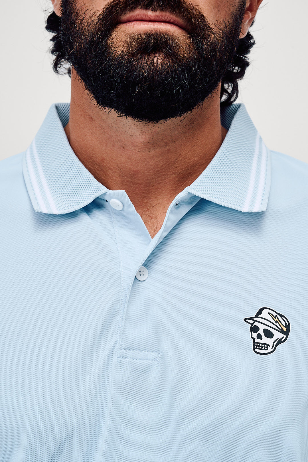 Skull Caddy Tips Polo 075362038-Marine Layer Blue