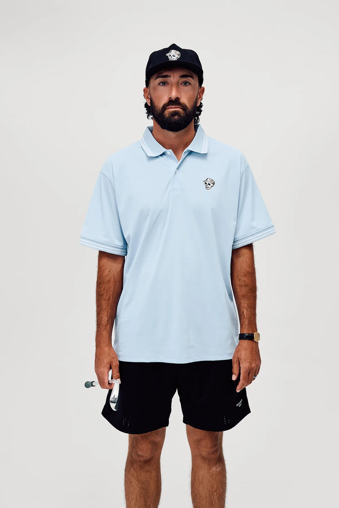 Skull Caddy Tips Polo 075362038-Marine Layer Blue