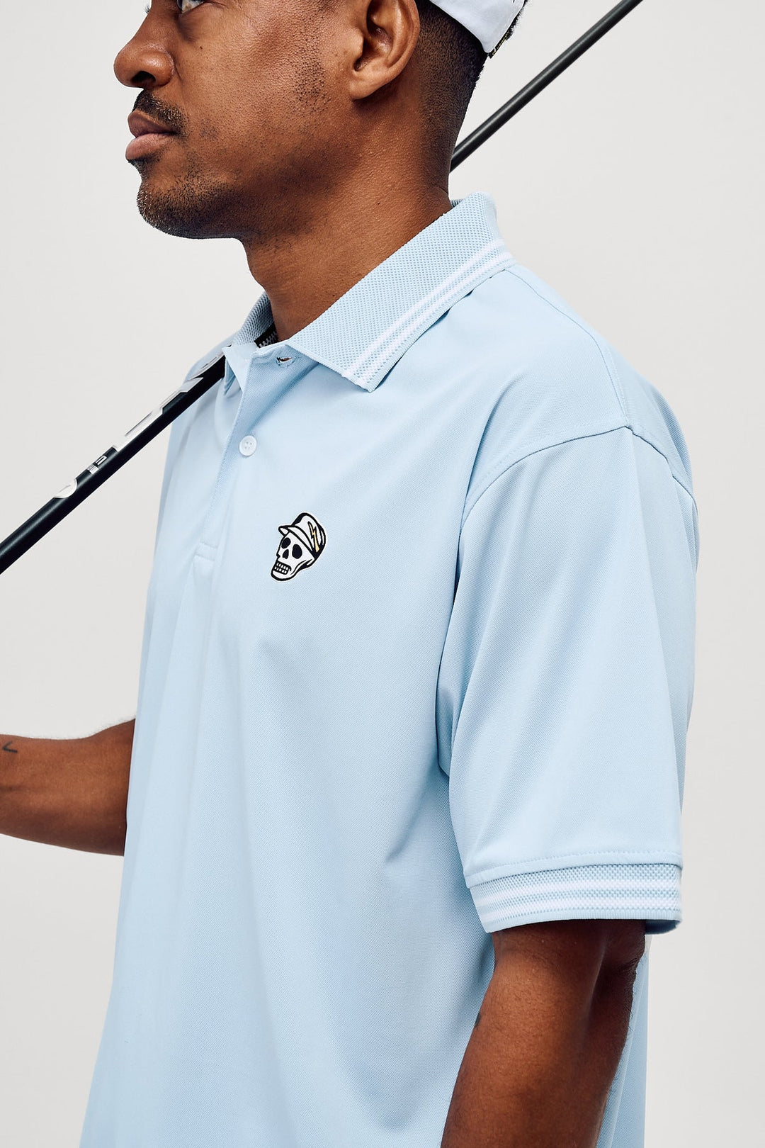 Skull Caddy Tips Polo 075362038-Marine Layer Blue