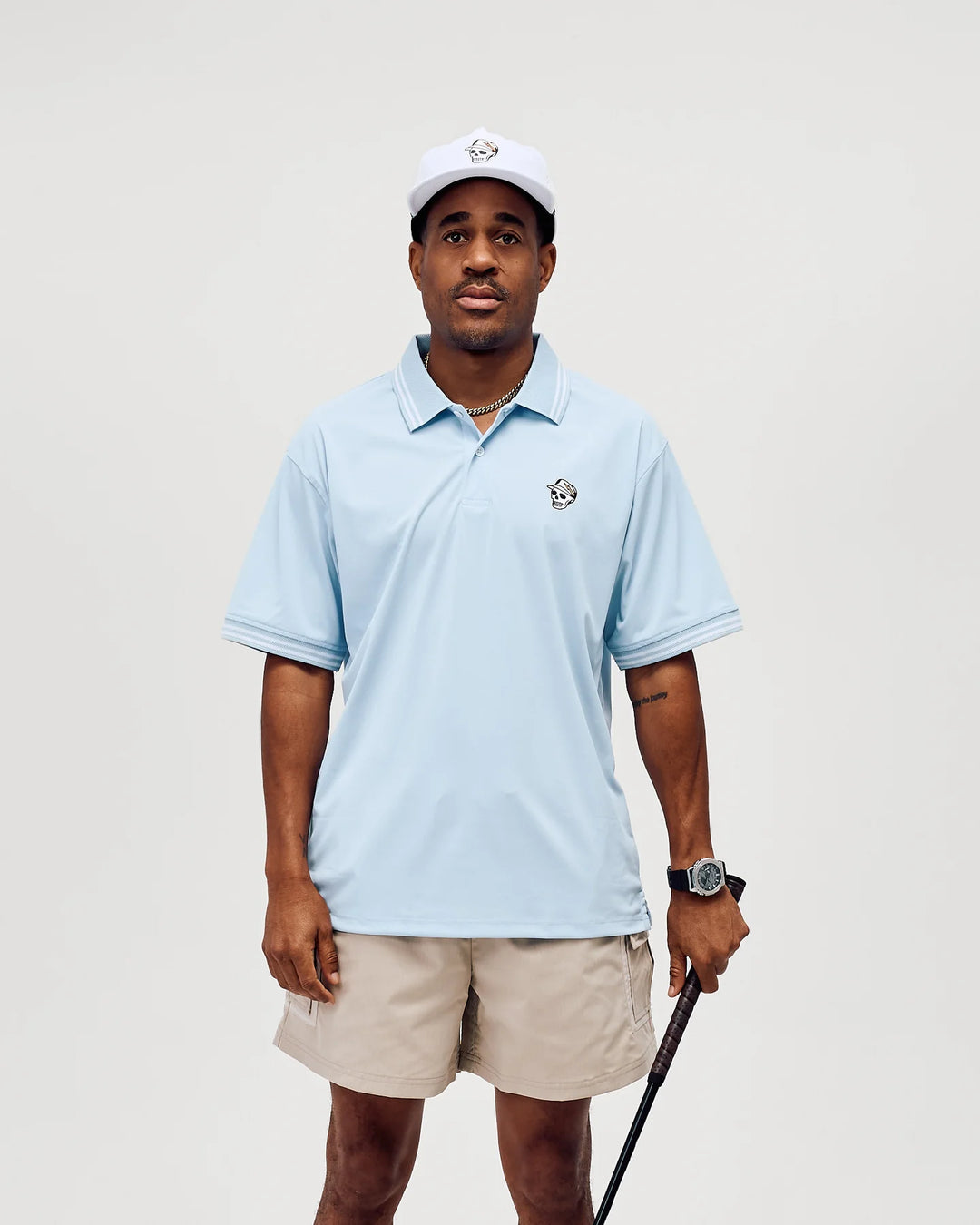 Skull Caddy Tips Polo 075362038-Marine Layer Blue