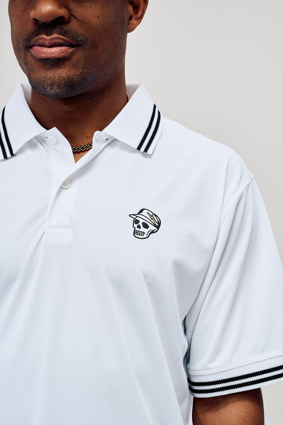 Skull Caddy Tips Polo 075362038-WHITE