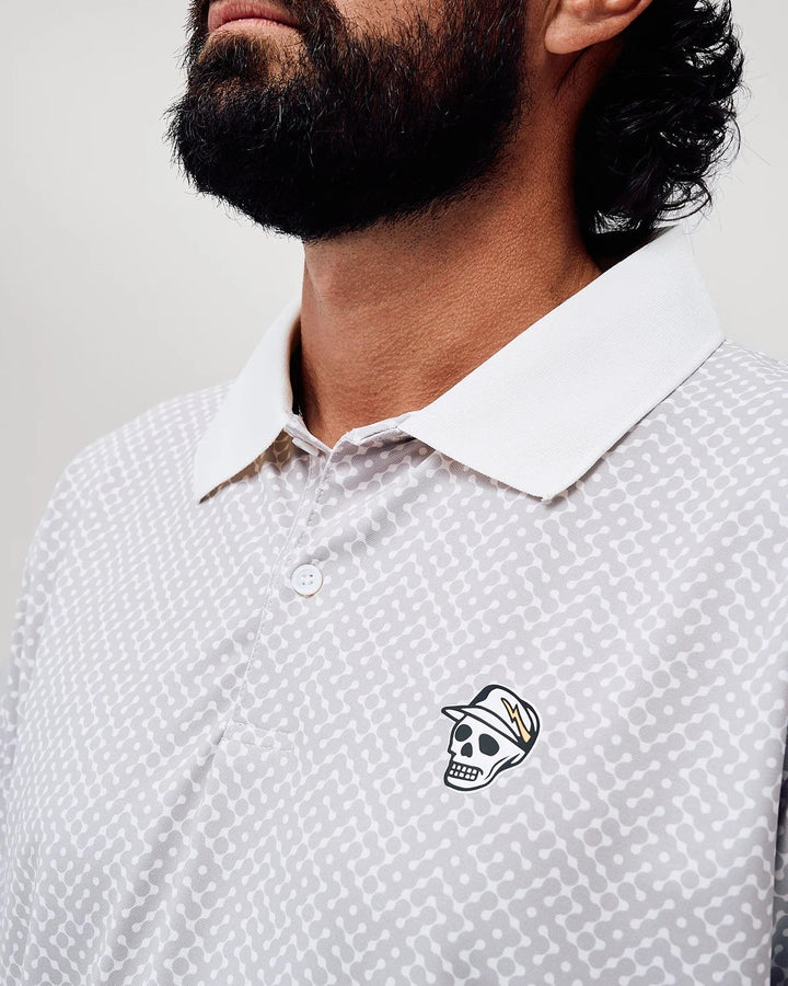 Labyrinth Polo 075362040-Grey / White