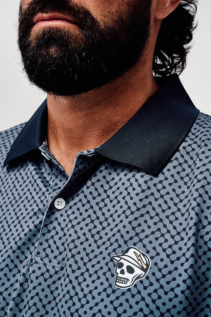 Labyrinth Polo 075362040-Navy / Western Sky